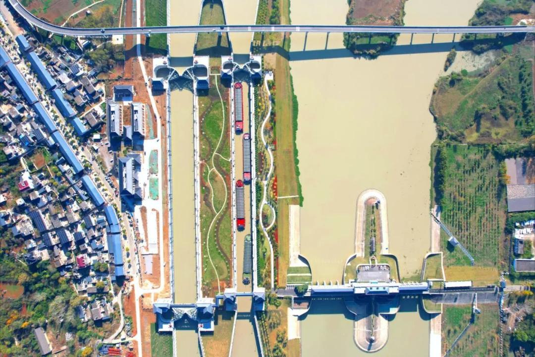 MK体育记忆2024㉔引江济淮东淝河一线船闸改造工程：赋能“黄金水道” 助推区域经济高质量发展(图3)