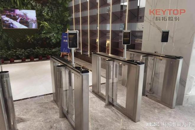 MK体育浙江温州人脸识别门禁系统、人行通道 摆闸翼闸三辊闸厂家(图3)