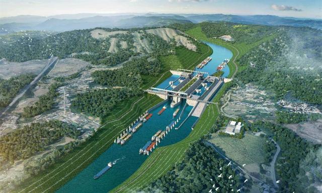 MK体育平陆运河马道枢纽上游航道停泊锚地通水 距2026年建成更近一步(图3)