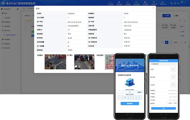 重点行业移动源门禁视频系MK体育统：技术与管理的完美融合(图2)
